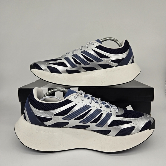 New Adidas Adizero Aruku \'Silver Metallic Legend Ink\' Men\'s Shoes Size 10 main image 8